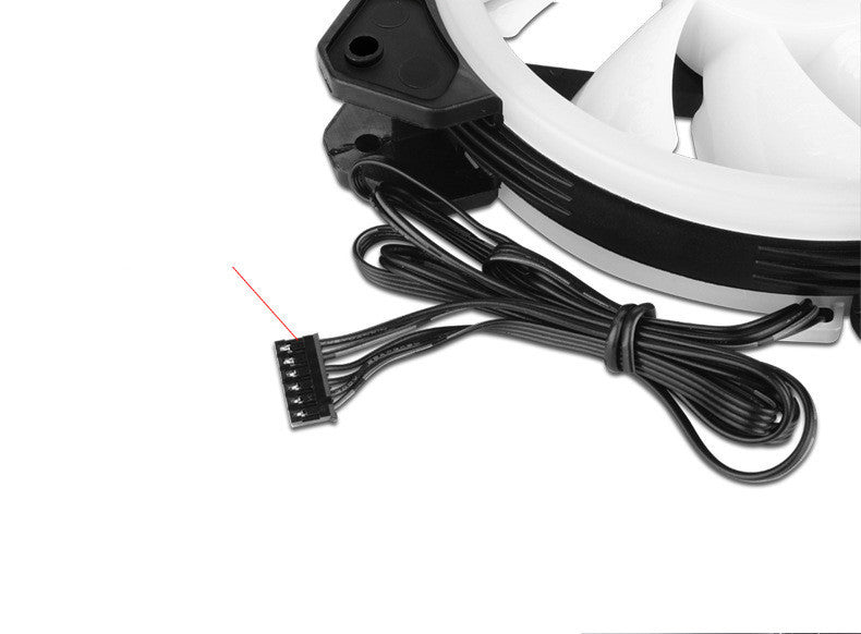 RGB Color Changing Chassis Fan 12cm - Tech Solutions