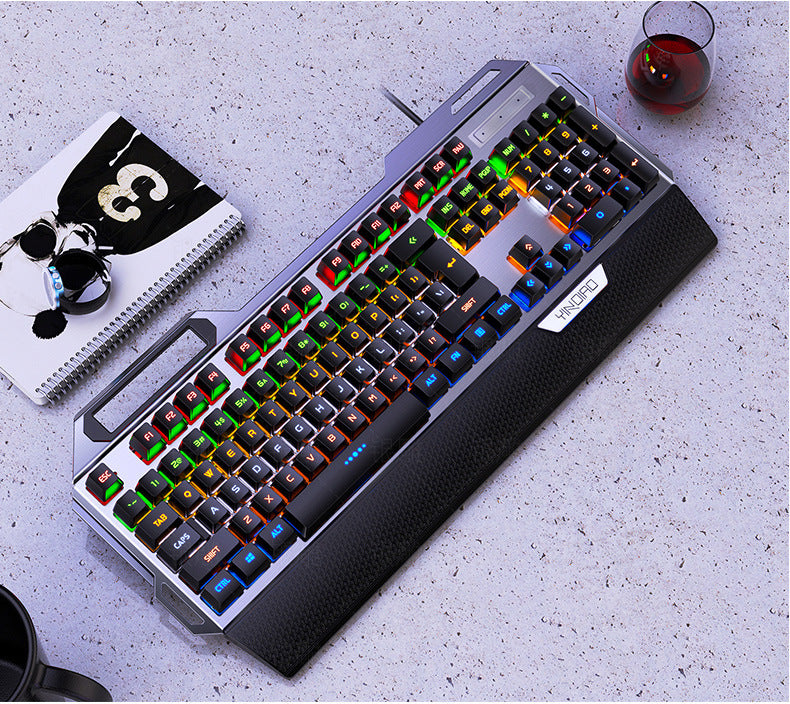 K100 Metal Real Mechanical Keyboard - Tech Solutions