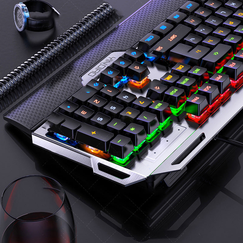 K100 Metal Real Mechanical Keyboard - Tech Solutions