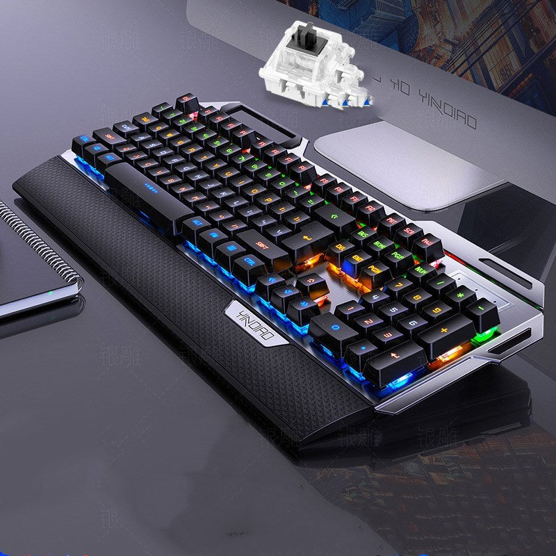 K100 Metal Real Mechanical Keyboard - Tech Solutions