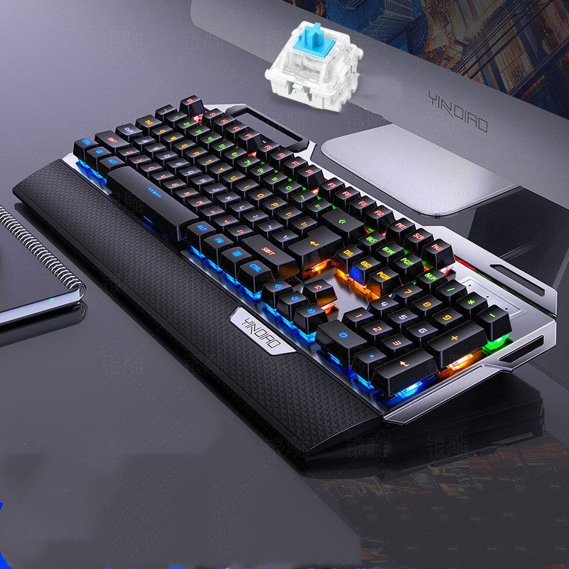 K100 Metal Real Mechanical Keyboard - Tech Solutions