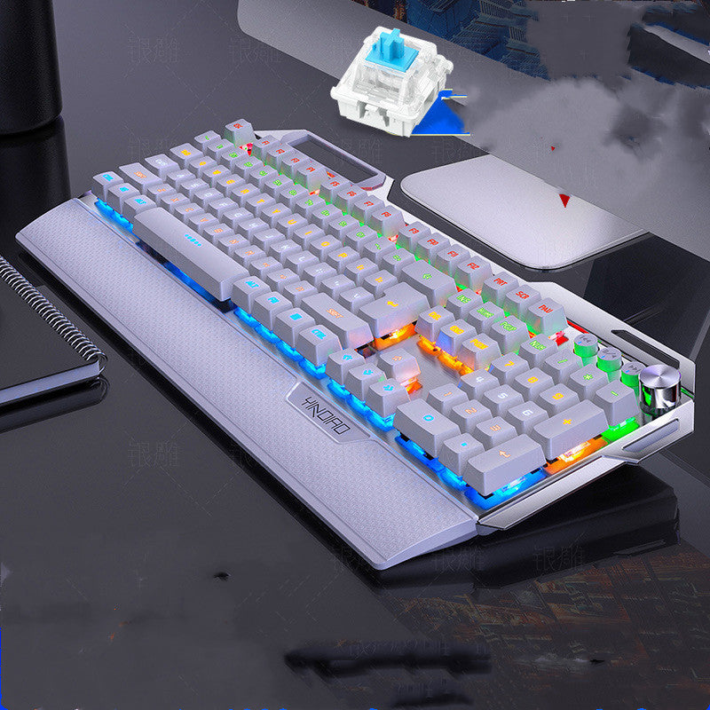 K100 Metal Real Mechanical Keyboard - Tech Solutions