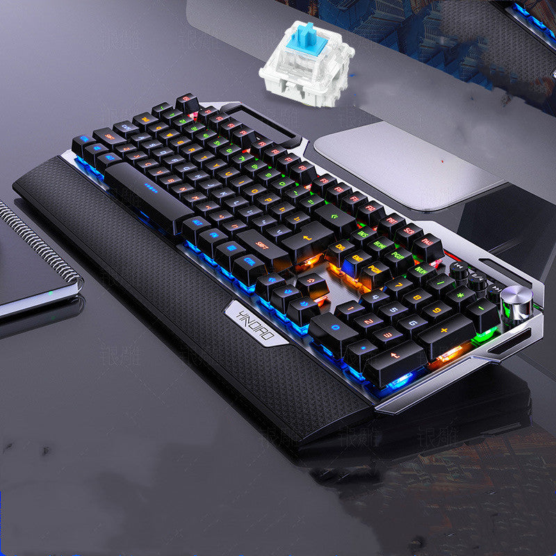 K100 Metal Real Mechanical Keyboard - Tech Solutions