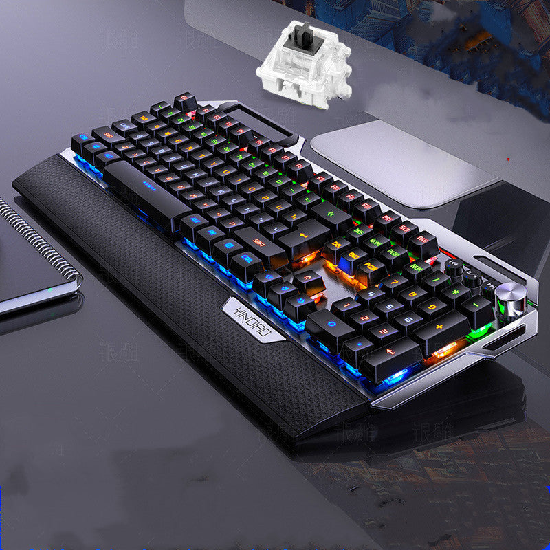 K100 Metal Real Mechanical Keyboard - Tech Solutions