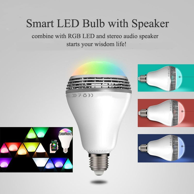 Creative Home LED Smart Bluetooth Speaker Bulb Light - Tech Solutions