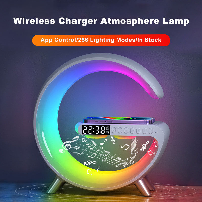 LED Lamp Bluetooth Speake Wireless Charger - Tech Solutions