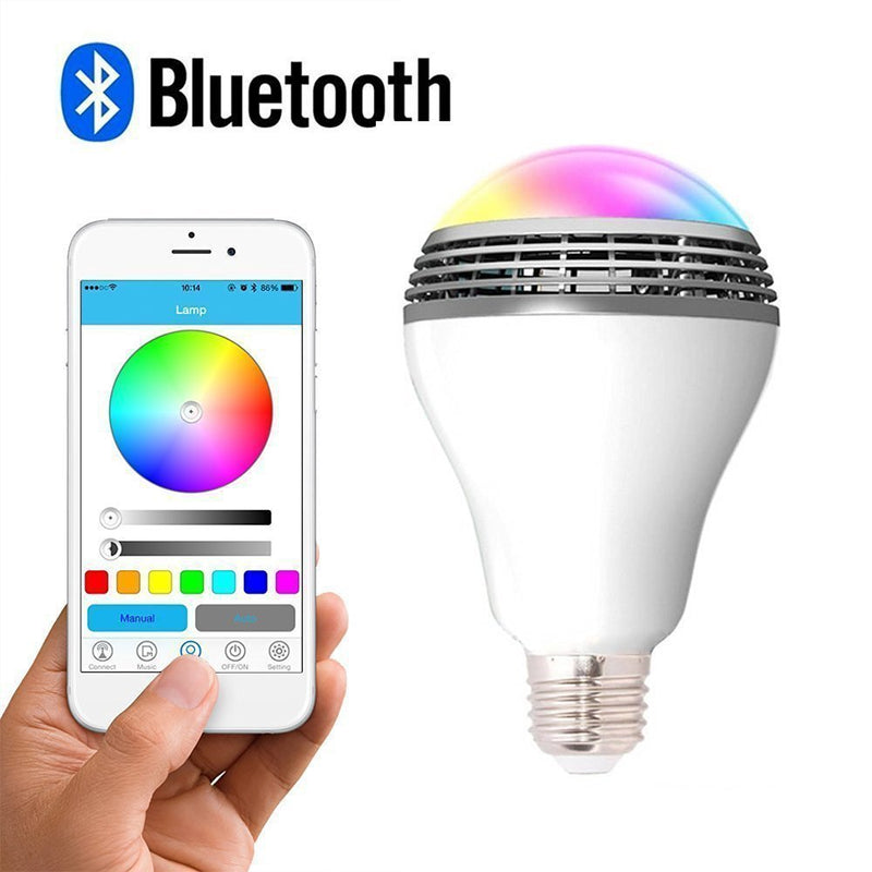 Creative Home LED Smart Bluetooth Speaker Bulb Light - Tech Solutions