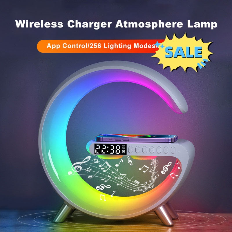 LED Lamp Bluetooth Speake Wireless Charger - Tech Solutions