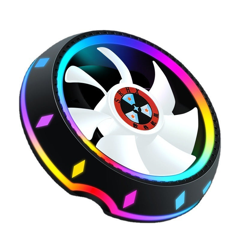 Silent RGB LED Air CPU Cooler Fan Desktop - Tech Solutions